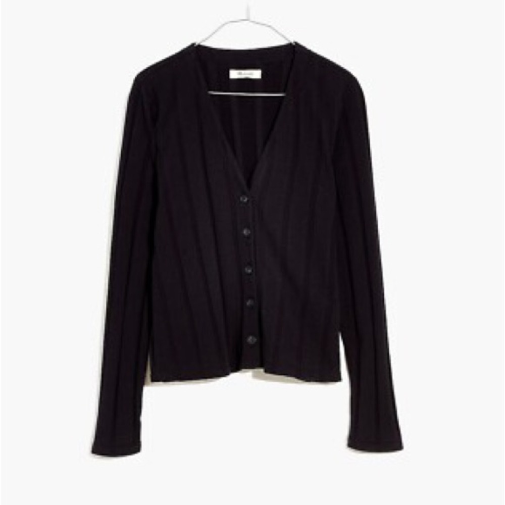 Madewell Ribbed Knit Cardigan (XXS)